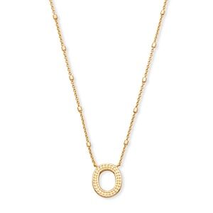 Kendra Scott Gold Oval Pendant Necklace